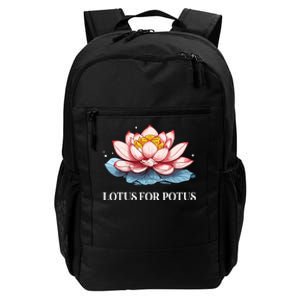 Lotus For Potus Kamala Harris President Campaign 2024 Daily Commute Backpack