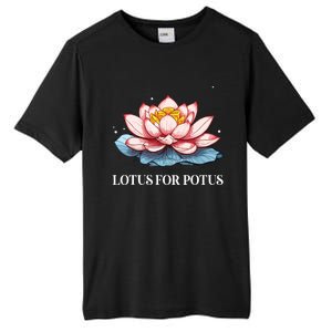 Lotus For Potus Kamala Harris President Campaign 2024 Tall Fusion ChromaSoft Performance T-Shirt