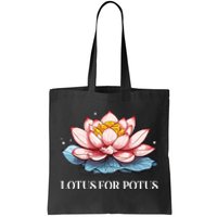 Lotus For Potus Kamala Harris President Campaign 2024 Tote Bag