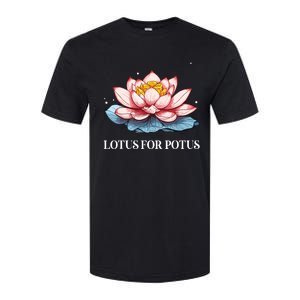 Lotus For Potus Kamala Harris President Campaign 2024 Softstyle CVC T-Shirt