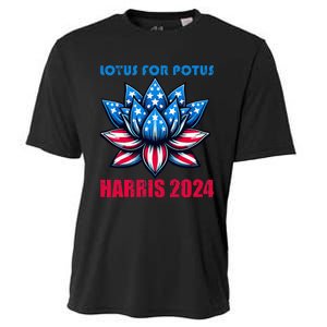 Lotus For Potus Harris 2024 Cooling Performance Crew T-Shirt