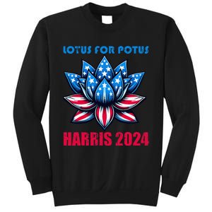 Lotus For Potus Harris 2024 Sweatshirt