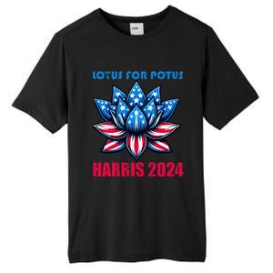 Lotus For Potus Harris 2024 Tall Fusion ChromaSoft Performance T-Shirt