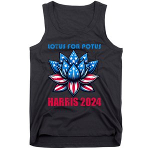 Lotus For Potus Harris 2024 Tank Top