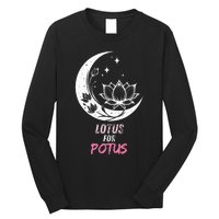 Lotus For Potus Kamala Harris 2024 President Trend Election Long Sleeve Shirt