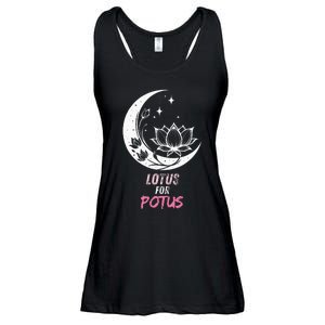 Lotus For Potus Kamala Harris 2024 President Trend Election Ladies Essential Flowy Tank