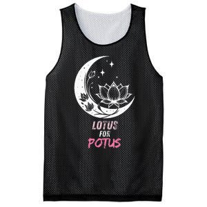 Lotus For Potus Kamala Harris 2024 President Trend Election Mesh Reversible Basketball Jersey Tank