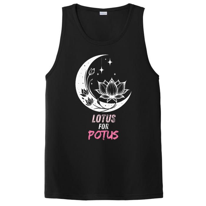 Lotus For Potus Kamala Harris 2024 President Trend Election PosiCharge Competitor Tank