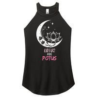 Lotus For Potus Kamala Harris 2024 President Trend Election Women's Perfect Tri Rocker Tank