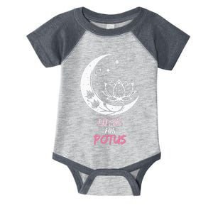 Lotus For Potus Kamala Harris 2024 President Trend Election Infant Baby Jersey Bodysuit