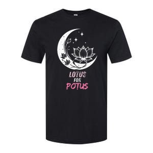 Lotus For Potus Kamala Harris 2024 President Trend Election Softstyle CVC T-Shirt