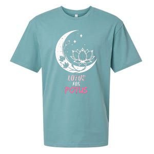 Lotus For Potus Kamala Harris 2024 President Trend Election Sueded Cloud Jersey T-Shirt