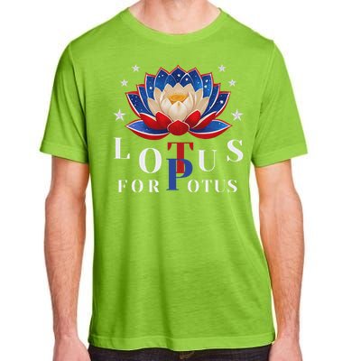 Lotus For Potus Kamala Harris 2024 President Trend Election Adult ChromaSoft Performance T-Shirt