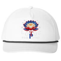 Lotus For Potus Kamala Harris 2024 President Trend Election Snapback Five-Panel Rope Hat