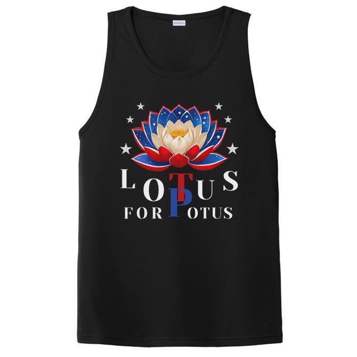 Lotus For Potus Kamala Harris 2024 President Trend Election PosiCharge Competitor Tank