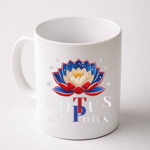 Lotus For Potus Kamala Harris 2024 President Trend Election Coffee Mug