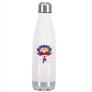 Lotus For Potus Kamala Harris 2024 President Trend Election Stainless Steel Insulated Water Bottle