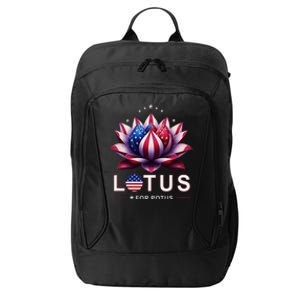 Lotus For Potus Kamala Harris 2024 President Trend Election City Backpack