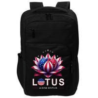 Lotus For Potus Kamala Harris 2024 President Trend Election Impact Tech Backpack