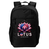 Lotus For Potus Kamala Harris 2024 President Trend Election Daily Commute Backpack