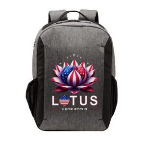 Lotus For Potus Kamala Harris 2024 President Trend Election Vector Backpack