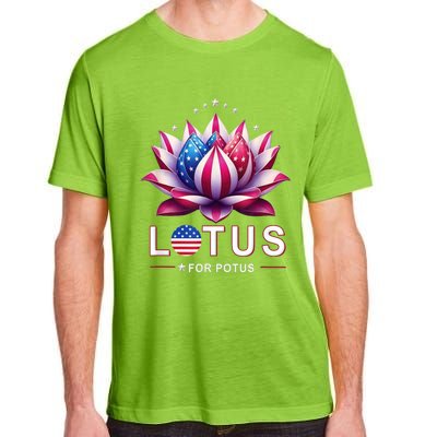 Lotus For Potus Kamala Harris 2024 President Trend Election Funny Gift Adult ChromaSoft Performance T-Shirt