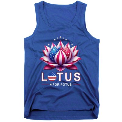 Lotus For Potus Kamala Harris 2024 President Trend Election Funny Gift Tank Top