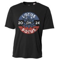 Lotus For Potus Kamala Harris 2024 Presidential Campaign Cooling Performance Crew T-Shirt