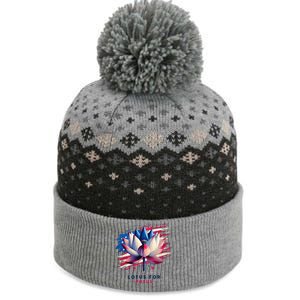 Lotus For Potus Kamala Harris President 2024 Democrats Gift The Baniff Cuffed Pom Beanie