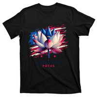 Lotus For Potus Kamala Harris President 2024 Democrats Gift T-Shirt