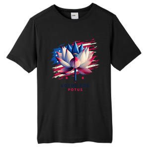 Lotus For Potus Kamala Harris President 2024 Democrats Gift Tall Fusion ChromaSoft Performance T-Shirt