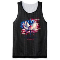 Lotus For Potus Kamala Harris President 2024 Democrats Gift Mesh Reversible Basketball Jersey Tank