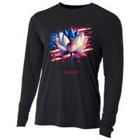 Lotus For Potus Kamala Harris President 2024 Democrats Gift Cooling Performance Long Sleeve Crew