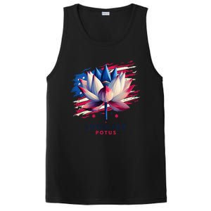 Lotus For Potus Kamala Harris President 2024 Democrats Gift PosiCharge Competitor Tank