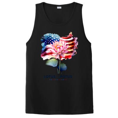 Lotus For Potus Kamala Harris 2024 President Election Vote PosiCharge Competitor Tank