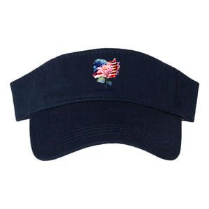 Lotus For Potus Kamala Harris 2024 President Election Vote Valucap Bio-Washed Visor