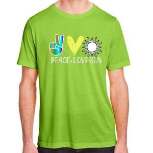 Love Flower Peace Sunshine Love Water Sun Meaningful Gift Adult ChromaSoft Performance T-Shirt