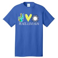 Love Flower Peace Sunshine Love Water Sun Meaningful Gift Tall T-Shirt