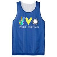 Love Flower Peace Sunshine Love Water Sun Meaningful Gift Mesh Reversible Basketball Jersey Tank