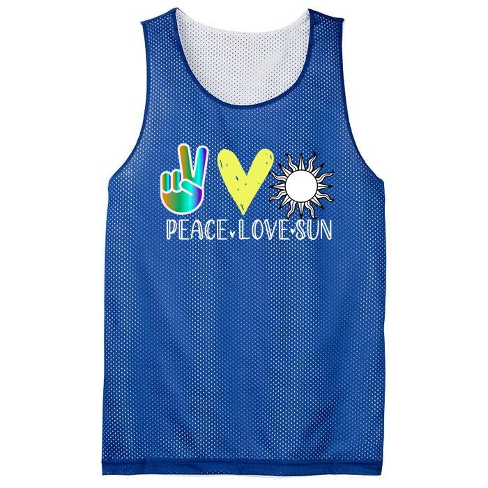 Love Flower Peace Sunshine Love Water Sun Meaningful Gift Mesh Reversible Basketball Jersey Tank