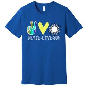 Love Flower Peace Sunshine Love Water Sun Meaningful Gift Premium T-Shirt