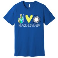 Love Flower Peace Sunshine Love Water Sun Meaningful Gift Premium T-Shirt