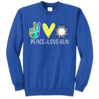 Love Flower Peace Sunshine Love Water Sun Meaningful Gift Tall Sweatshirt