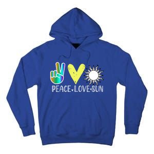 Love Flower Peace Sunshine Love Water Sun Meaningful Gift Tall Hoodie