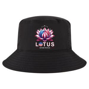 Lotus For Potus Kamala Harris 2024 President Trend Election Cool Comfort Performance Bucket Hat