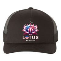 Lotus For Potus Kamala Harris 2024 President Trend Election Yupoong Adult 5-Panel Trucker Hat