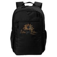 Lotus For Potus Kamala Harris President Trend Election 2024 Daily Commute Backpack