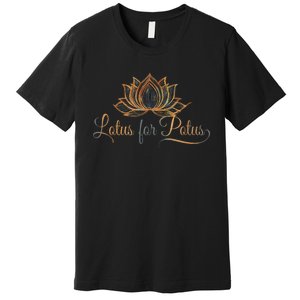 Lotus For Potus Kamala Harris President Trend Election 2024 Premium T-Shirt