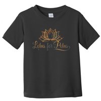 Lotus For Potus Kamala Harris President Trend Election 2024 Toddler T-Shirt