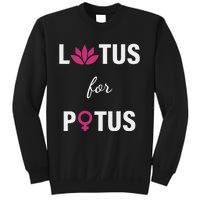 Lotus For Potus Kamala Harris Women Right President Sweatshirt